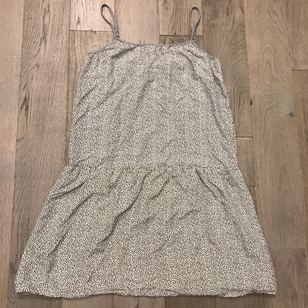 100% silk drop waist dress